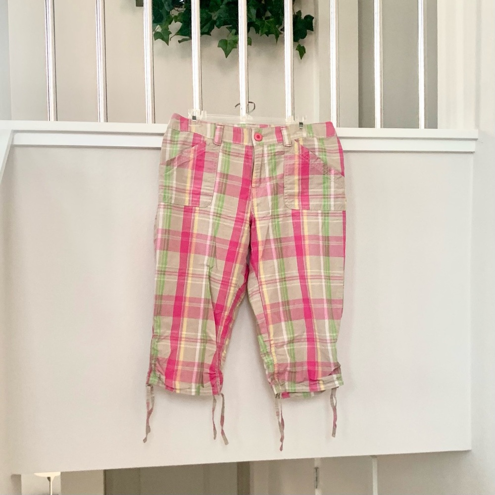 Plaid Capris